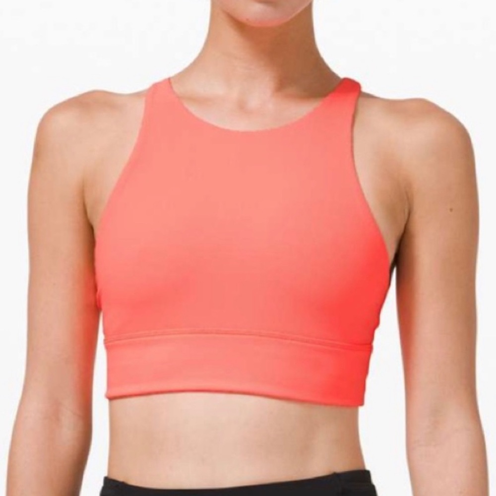 Lululemon Energy high neck LL bra - Sunset